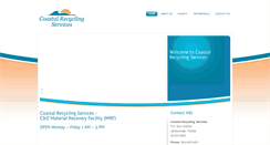 Desktop Screenshot of coastalrecyclingservices.com